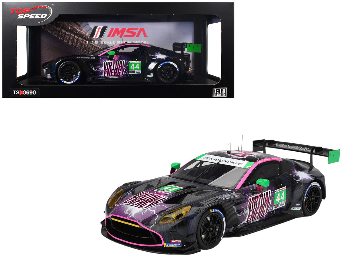 Aston Martin Vantage GT3 EVO #44 John Potter - Spencer Pumpelly - Marco Sorensen "Magnus Racing" IMSA "Six Hours of The Glen (Watkins Glen)" (2025) 1/18 Model Car by Top Speed-4