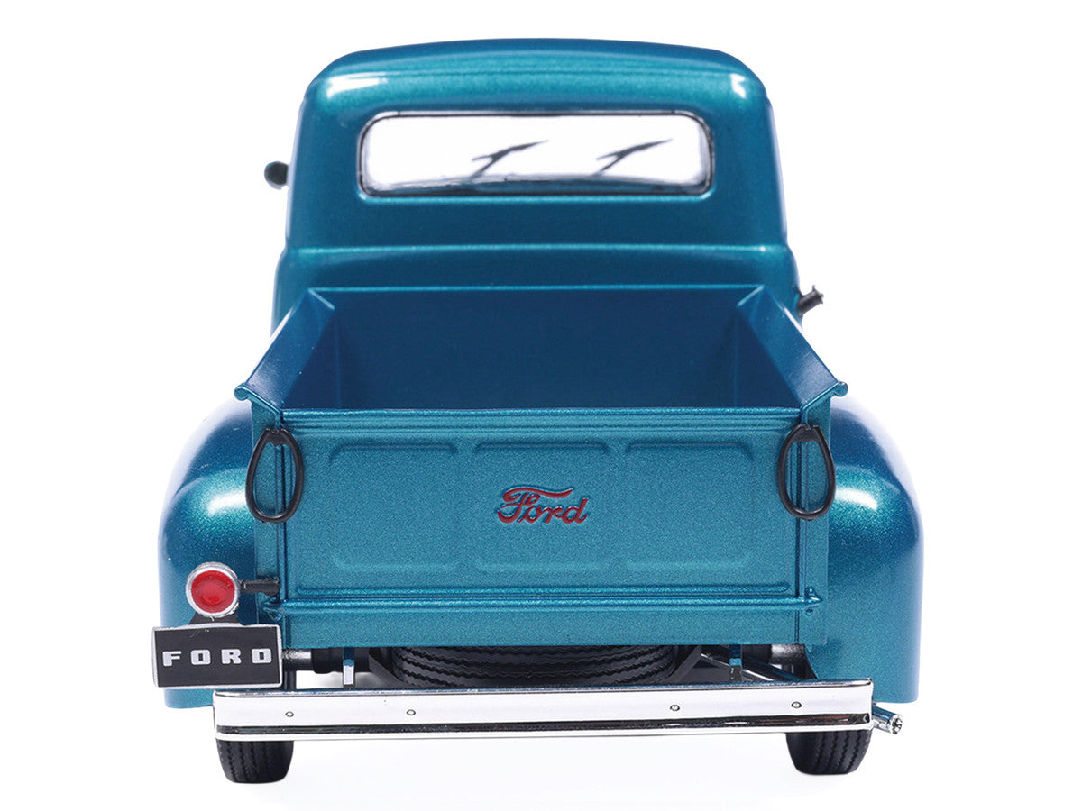 1952 Ford F1 Pickup Truck Blue Metallic 1/24 Diecast Model by IXO Models-3
