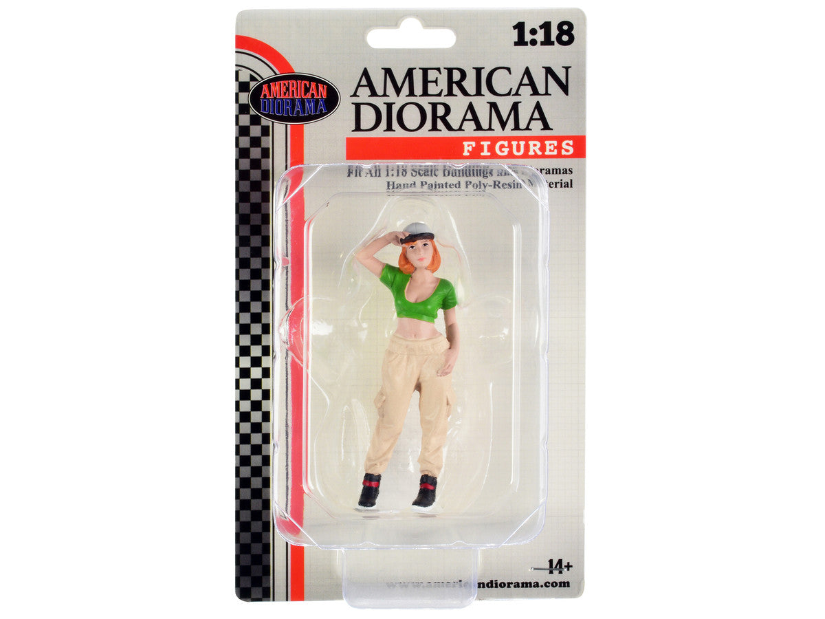 "Hip Hop Girls" Figure 1 for 1/18 Scale Models by American Diorama-2
