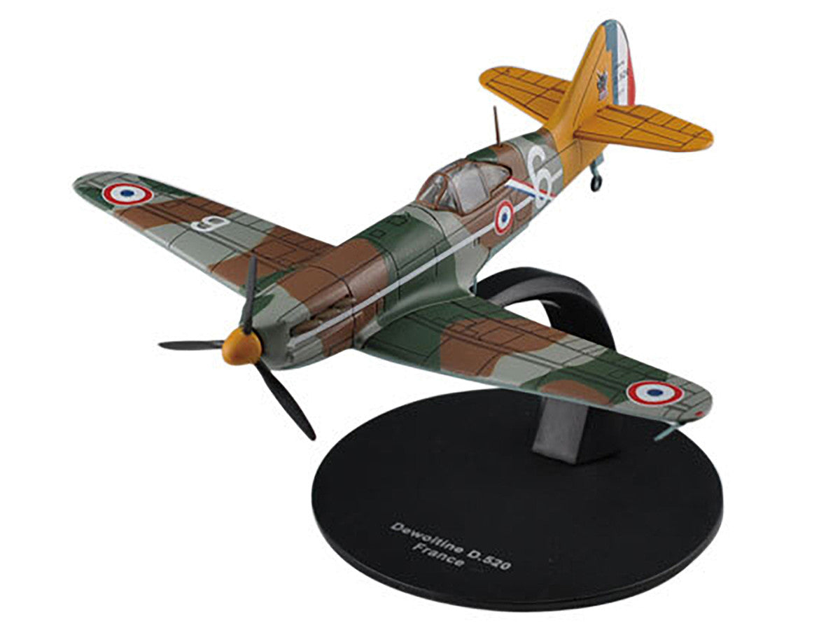Dewoitine D.520 Fighter Aircraft "French Air Force" 1/72 Diecast Model by DeAgostini-1