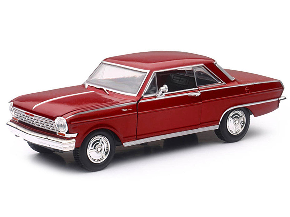 1964 Chevrolet Nova SS Burgundy "Muscle Car Collection" 1/25 Diecast Model Car by New Ray-1
