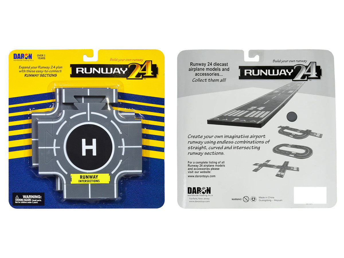 Runway Intersections 2 Piece Set for Diecast Models by Runway24-2