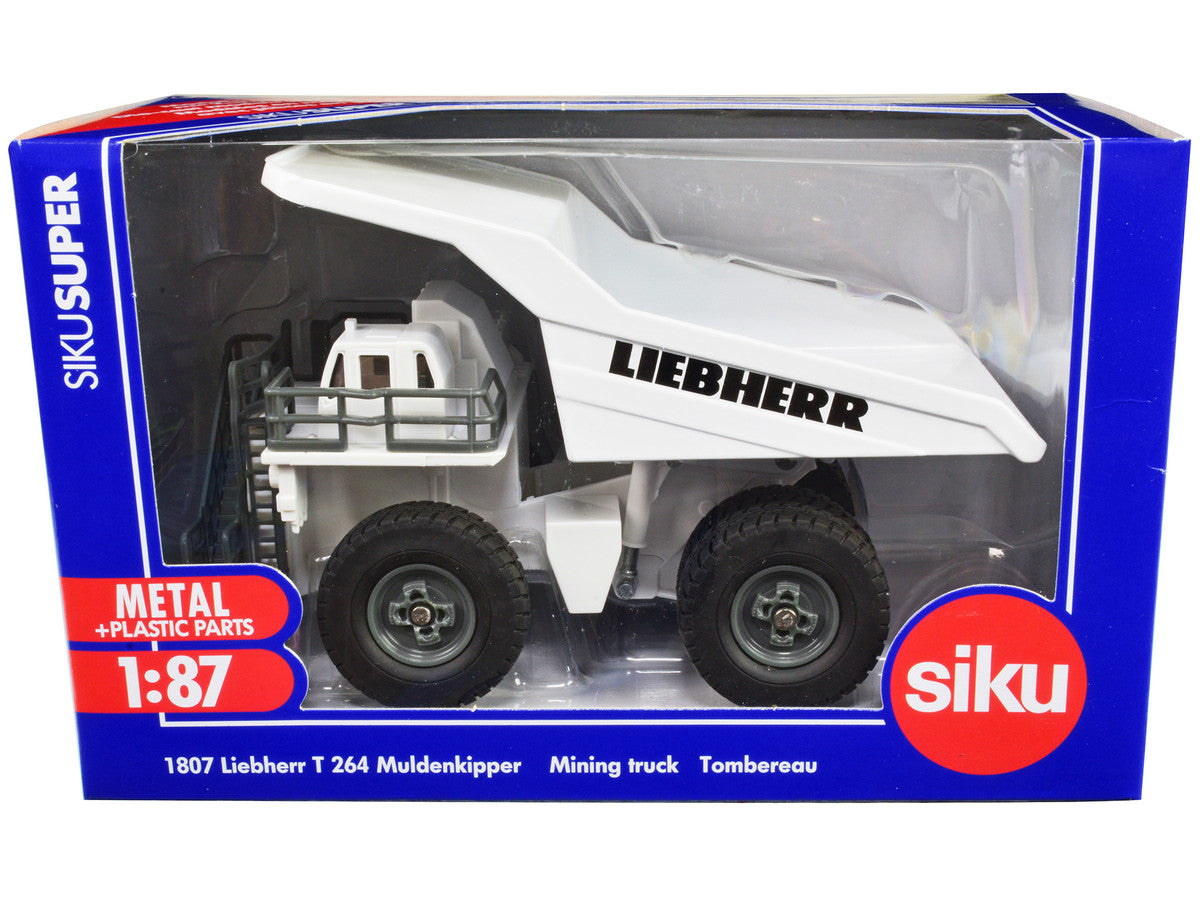 Liebherr T 264 Mining Truck White 1/87 (HO) Diecast Model by Siku-0