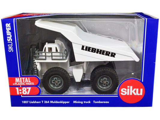 Liebherr T 264 Mining Truck White 1/87 (HO) Diecast Model by Siku-0