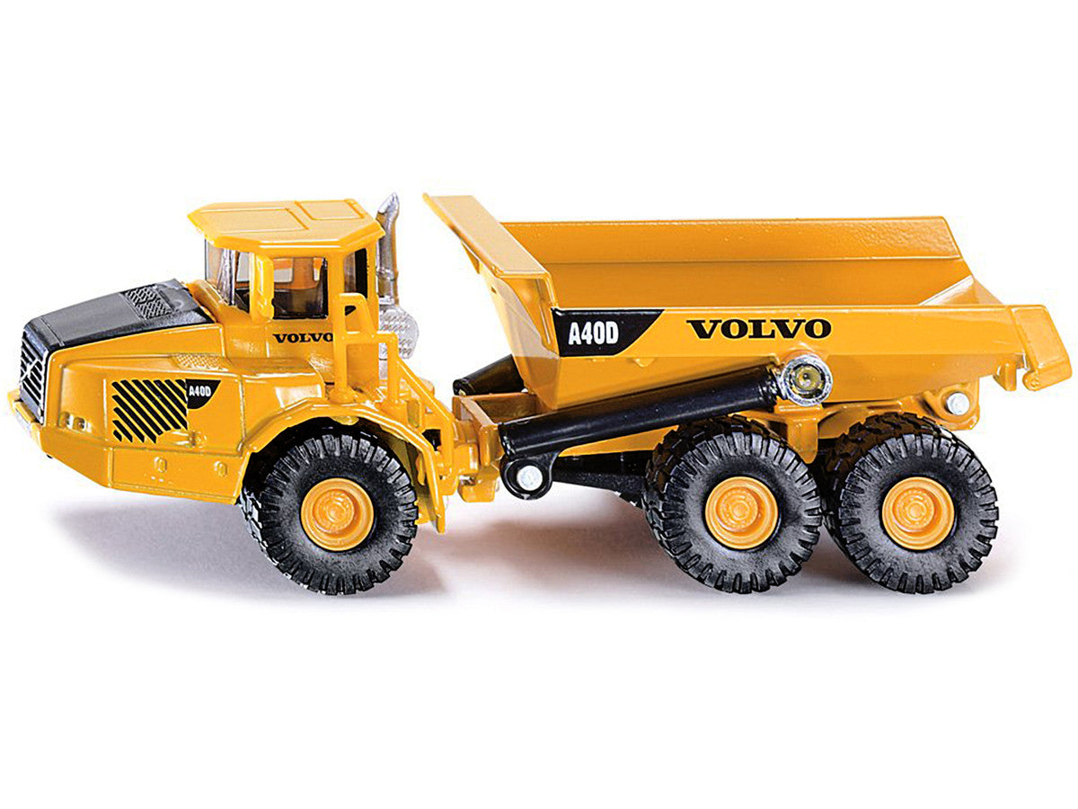 Volvo A40D Dump Truck Yellow 1/87 (HO) Diecast Model by Siku-1